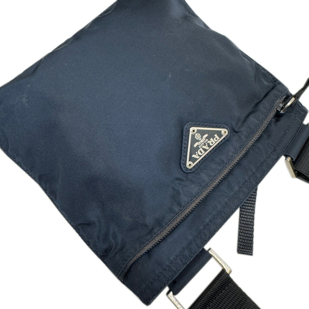 PRADA Blue Pochette Shoulder Bag - Picture 5 of 9